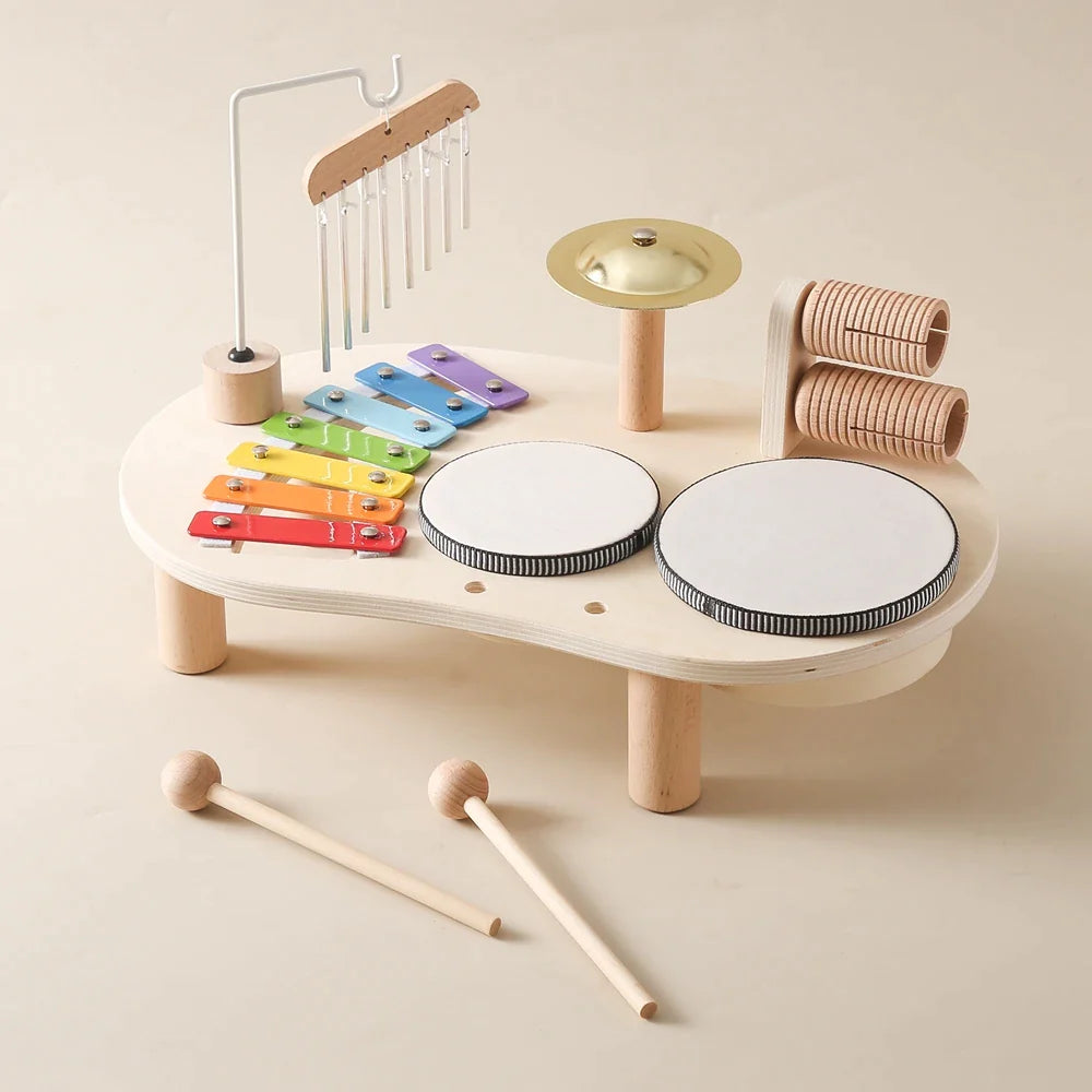 Wooden Drum Set