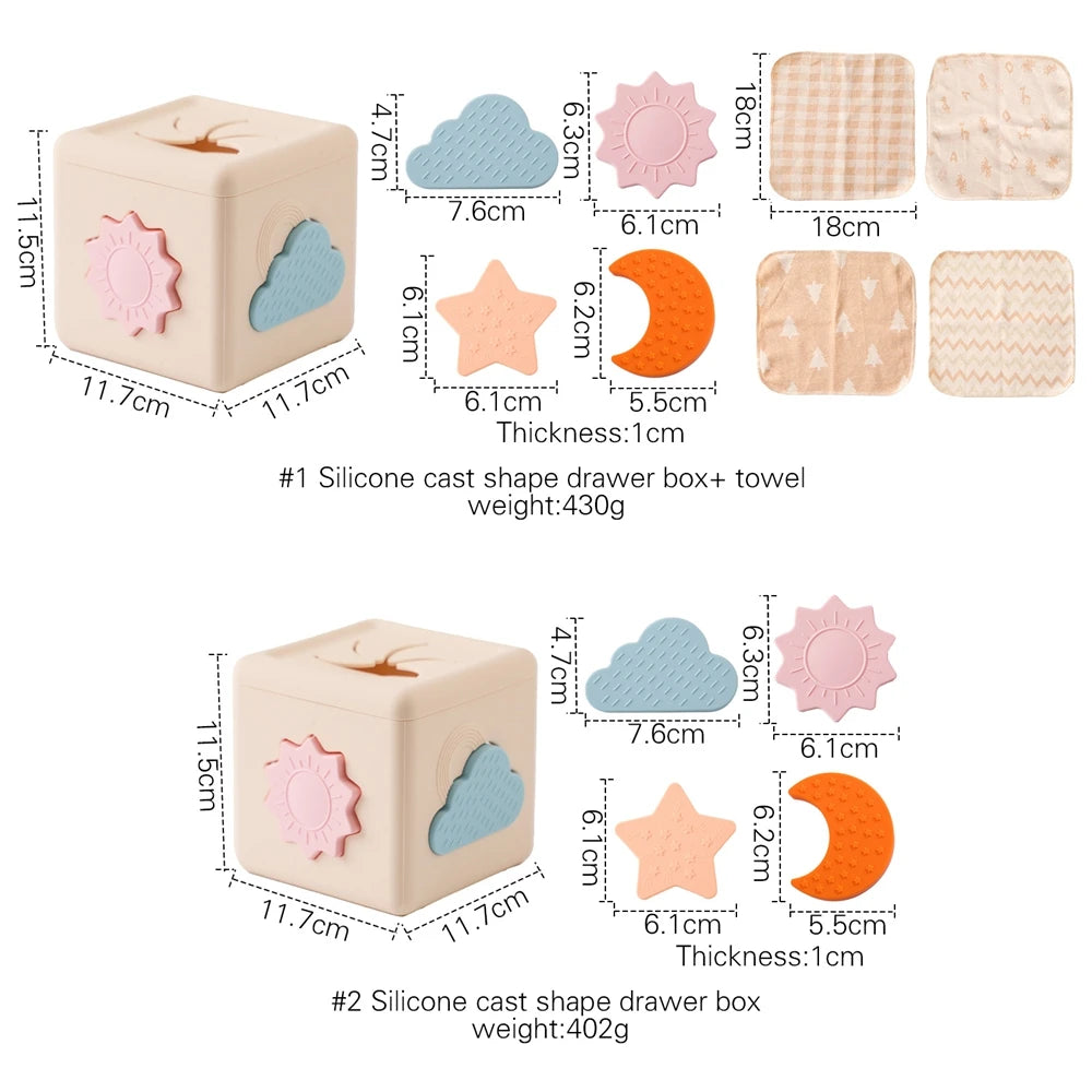 Silicone Shape and Tissue Pull Box